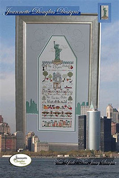 New York New Jersey Sampler by Jeannette Douglas Designs $14.00 07-1110