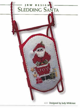 Sledding Santa 27W x 47H JBW Designs 18-2435