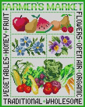 B-270 Farmers Market 13 Mesh 81⁄2x101⁄2Treglown Designs