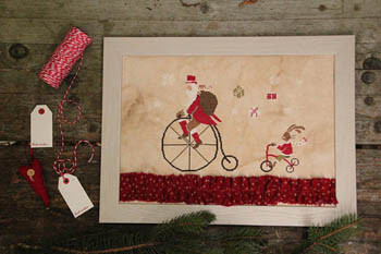 YT Santa On The Bike 185 x 130 Madame Chantilly