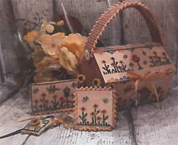 Flowers Cottage Sewing Basket by Mani Di Donna MDD-TFCSB H18-1444 YT