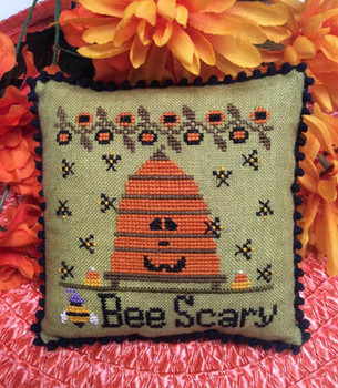 YT Bee Scary 62h x 61w Needle Bling Designs