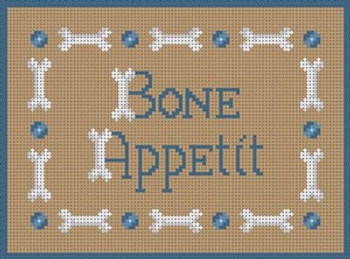 B-309 Bone Appetit 13 Mesh 8x6 Treglown Designs