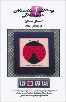 YT Home Decor: May - Ladybug 58h x 55w Needle Bling Designs