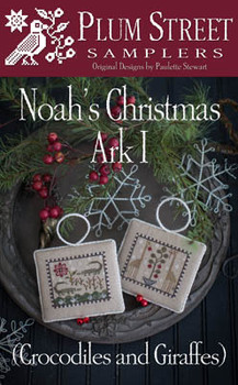 Noah's Christmas Ark I 58w x 48h Plum Street Samplers 18-1501