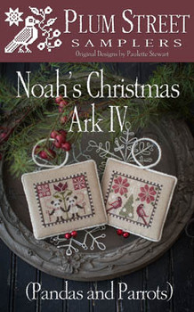 Noah's Christmas Ark IV 58w x 48h Plum Street Samplers 18-2208