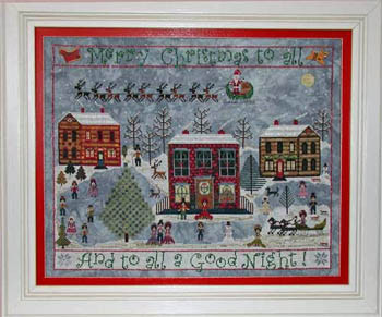 Carols On The Square  260w x 210h  Praiseworthy Stitches 14-1438