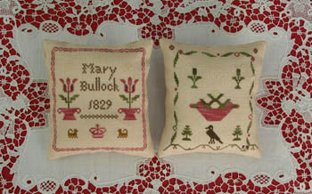 Pyn Keep:  Mary Bullock 1829 95h x 86w Queenstown Sampler Designs 18-1912 YT