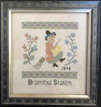 Witch Of Bramford Station 82 high x 73 wide Queenstown Sampler Designs 18-1662 YT