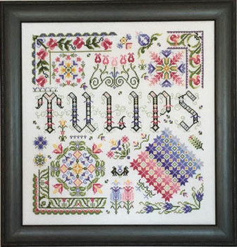 Hidden Tulips 198 x 208 Rosewood Manor Designs 18-1644