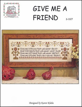 YT Give Me A Friend 267 x 81 Rosewood Manor Designs