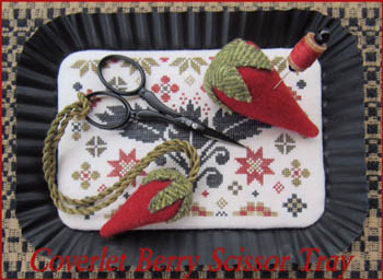 Coverlet Berry Scissor Tray by Scarlett House, The 17-1785