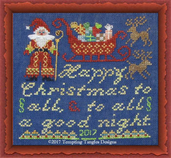 Happy Christmas To All Santa by Tempting Tangles TT-HCTAS