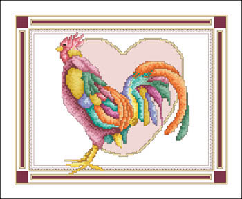 February Rooster by Vickery Collection 18-1847