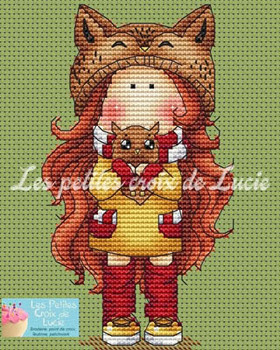 La Chouette by Les Petites Croix De Lucie 18-2355