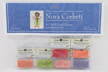 NC193E Nora Corbett Coral Charms  La Petite Mermaids Collection Embellishment  Package