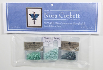 NC242E Nora Corbett Miss Columbian Nymphalid  Butterfly Misses  Embellishment Pack