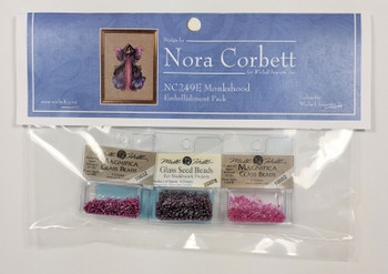 NC249E Nora Corbett Monkshood  Poison Pixies  Embellishment Pack