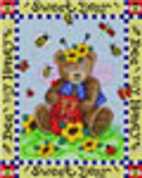 G-642 Sweet Bear 13 Mesh 12x15 Treglown Designs