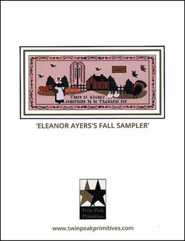 YT Eleanor Ayers's Fall Sampler  277W x 117H Twin Peak Primitives