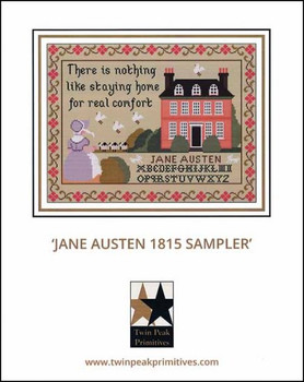 YT Jane Austen 1815 Sampler 202W x 154H Twin Peak Primitives
