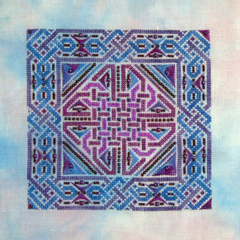 NE053 Mini Celtic #1  95w x 95h With Silk Pack Northern Expressions Needlework