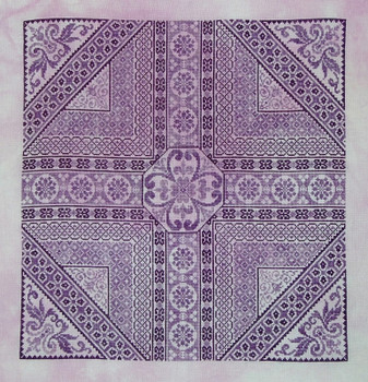 NE050 Shades of Purple Stitch Count: 249 x 249 Northern Expressions 