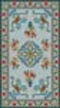 G-680 Oriental Rug 13 Mesh 17 x 301⁄4 Treglown Designs