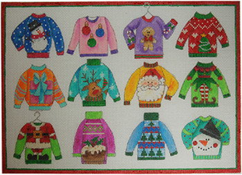 USC101 The Ugly Christmas Sweaters 14 x 18 18 Mesh Renaissance Designs 