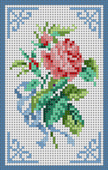 G-719 Rose Bouquet 13 Mesh 31⁄2 x 51⁄2 Treglown Designs