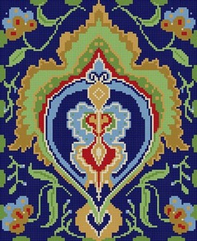 G-747 Persian Patterns 13 Mesh 81⁄2 x 101⁄2 Treglown Designs