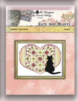 Cat And Heart August 101 x 77 Kitty And Me Designs