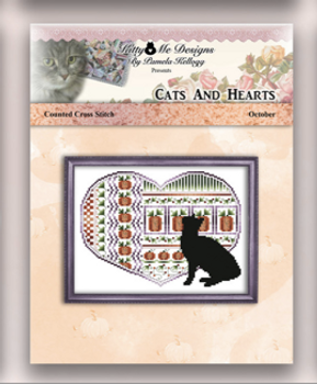 Cat And Heart October 101 x 77 Kitty And Me Designs