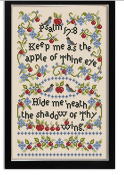 Keep Me As The Apple Of Thine Eye 96 x 143 Kitty And Me Designs