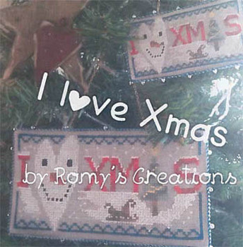 I Love Xmas by Romy's Creations 19-1858