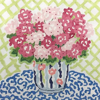 123o Jean Smith Designs Matisse's Table XV 14 x 14 13 mesh