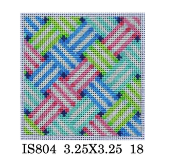 IB804 Woven Stripe Insert 3x3  #18 mesh  Two Sisters Designs