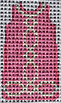 MS74P  Lattice Trim Mini Shift/ Pink 2.5 x 4 18 mesh  Two Sisters Designs