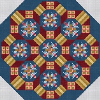 G-829 Quilt Pattern 13 Mesh 12 x 12 Treglown Designs