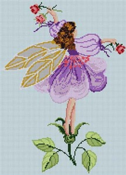 G-759 Violet Fairy 13 Mesh 101⁄2 x 141⁄2 Treglown Designs