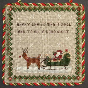 To All A Good Night Ornament Historic Handworkes HH-C025