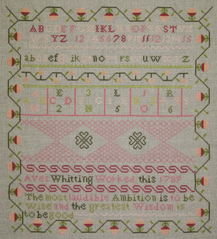 The Avis Whitting Sampler 1789 Historic Handworkes HH-RS14