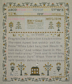 The Mary Goodwin Sampler 1809 Historic Handworkes HH-RS15