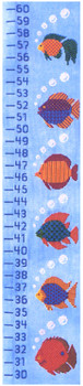 6 Little Fishies Growth Chart Finger Step Designs FSD-6LF 