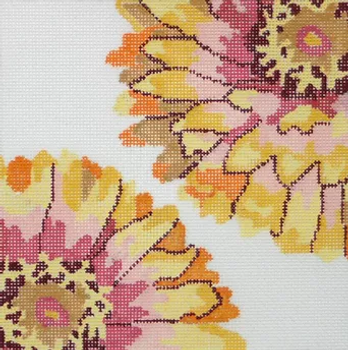 Dimensions Zinnias Mini Needlepoint Kit