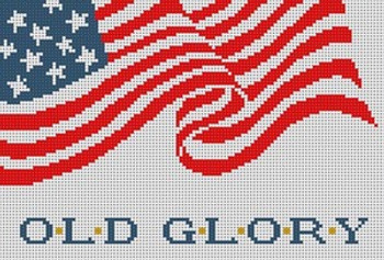 LP-075 Old Glory 13 Mesh 6 x 9 Linda Pietz