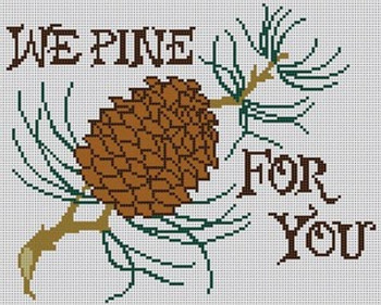 LP-223 We Pine For You 13 Mesh 10x8 Linda Pietz