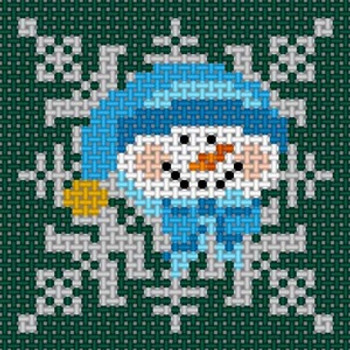 M-192 Snowflake 4 13 Mesh 3x3 Treglown Designs