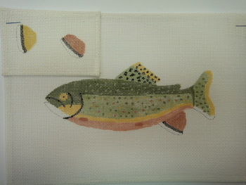 FD Brook Trout FISH OUT OF WATER Mesh The Studio Midwest 