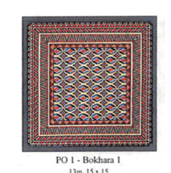 PO1 Bokhara I 13m, 15x15 Ornament CanvasWorks